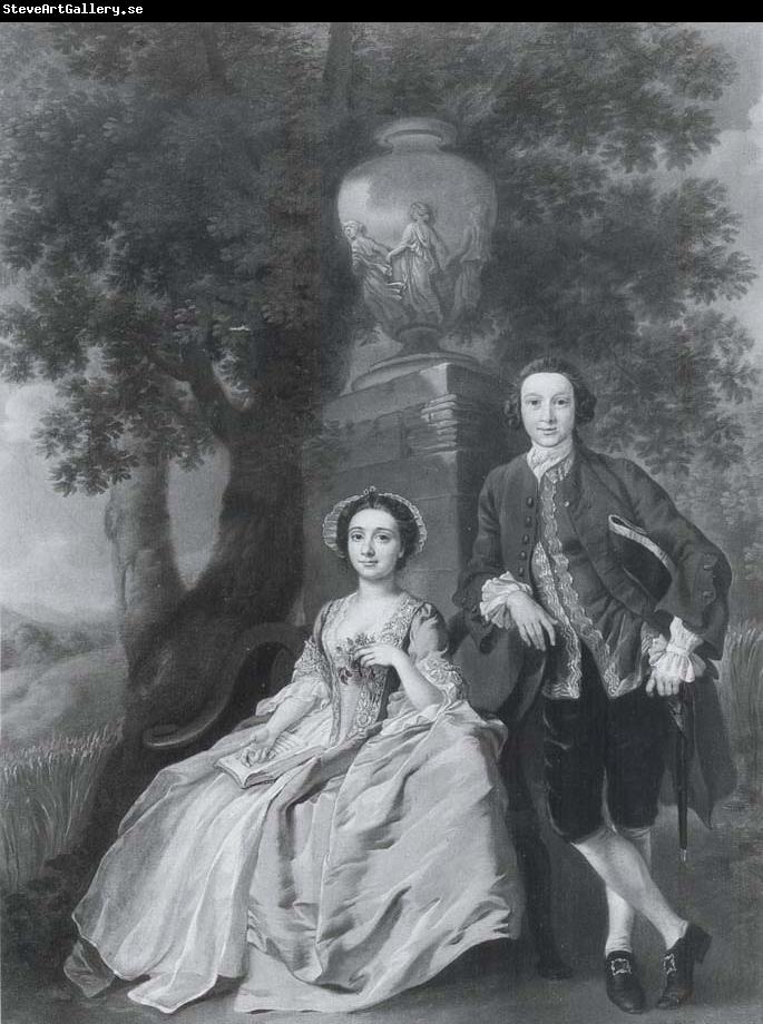 Francis Hayman Portrait of Mr and Mrs George Rogers